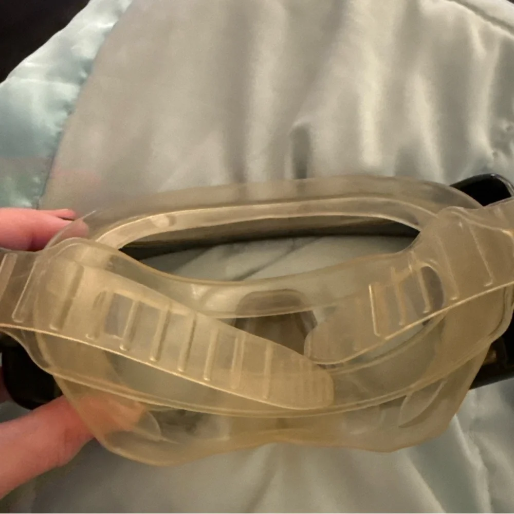 Men's Protective Face Mask with Dark Smoke Lens